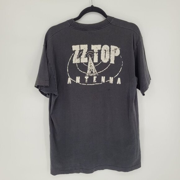 Fruit of the Loom Mens Large Single Stitch ZZ Top short sleeve tee FLAWED - Picture 2 of 15